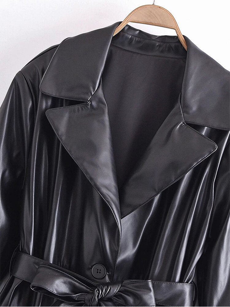 Drune | Schicke Kunstlederjacke für Frauen - Stilvoll & Vielseitig