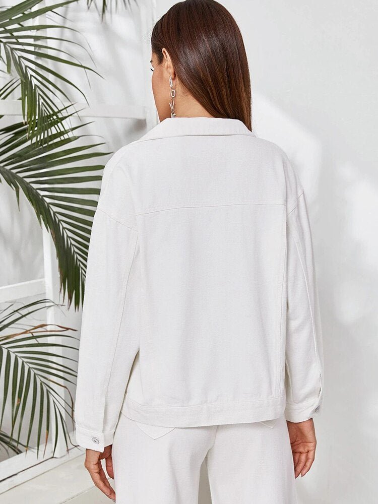 Drune | Schicke weiße Jacke - Stylisch und bequem