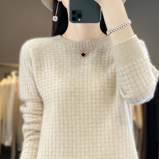 Drune | Klassischer strukturiert gestrickter Pullover