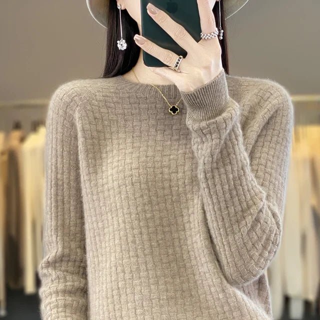 Drune | Klassischer strukturiert gestrickter Pullover