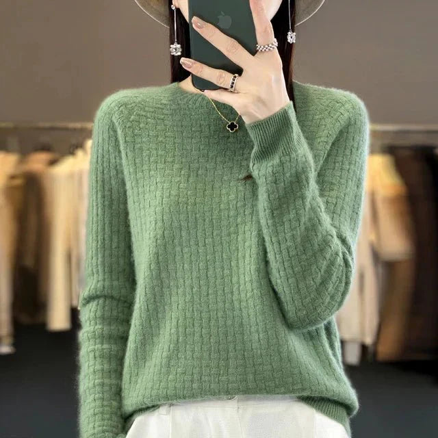 Drune | Klassischer strukturiert gestrickter Pullover