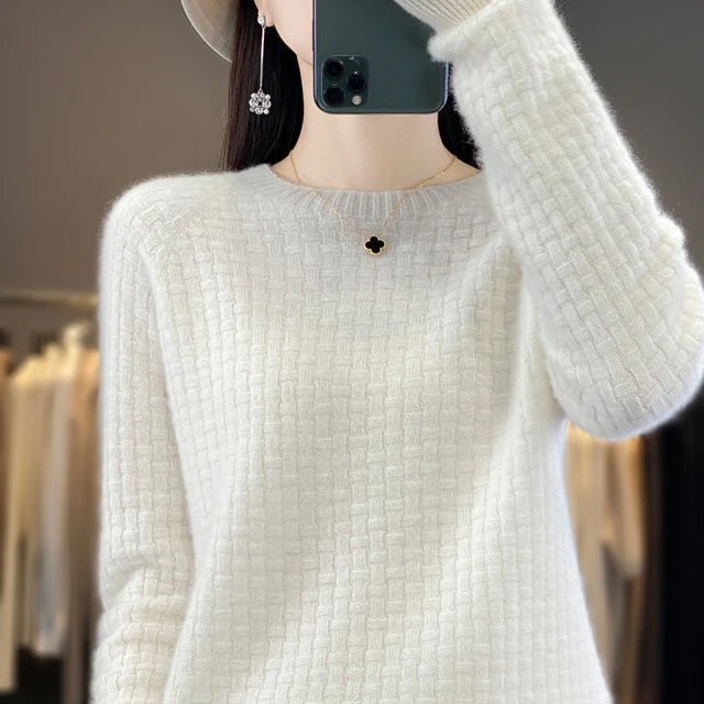 Drune | Klassischer strukturiert gestrickter Pullover