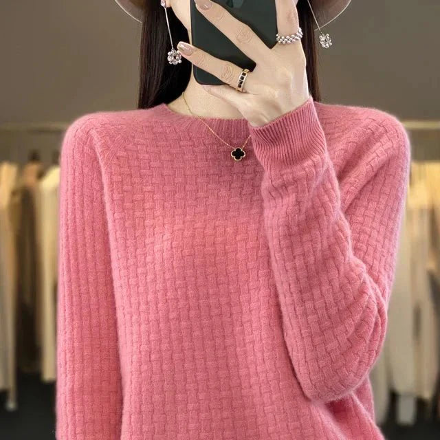 Drune | Klassischer strukturiert gestrickter Pullover