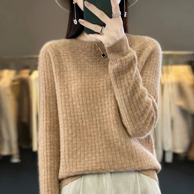 Drune | Klassischer strukturiert gestrickter Pullover