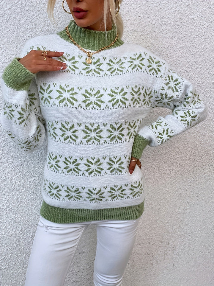 Drune | Weihnachtsmuster Pullover
