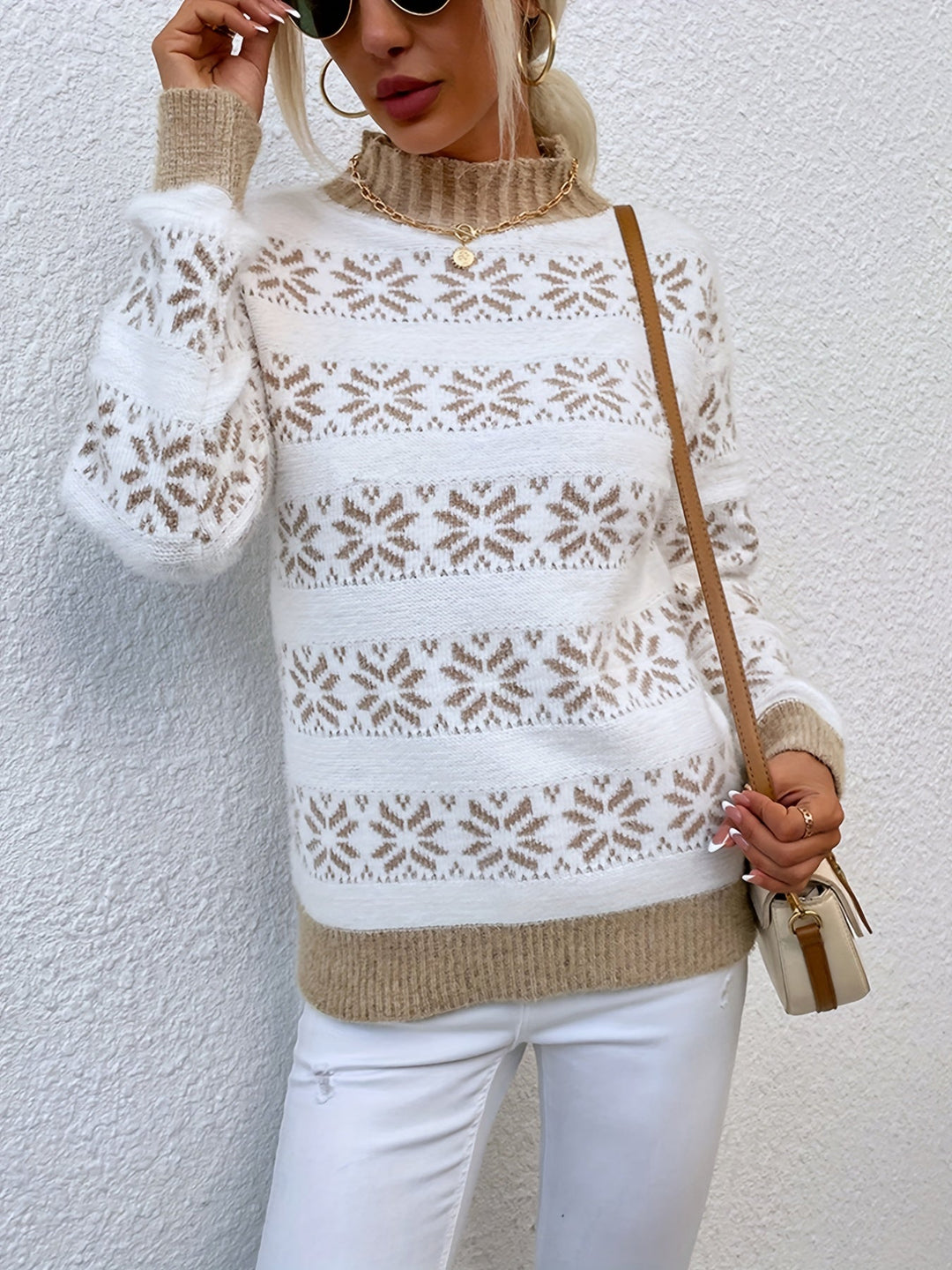 Drune | Weihnachtsmuster Pullover