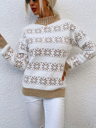 Drune | Weihnachtsmuster Pullover
