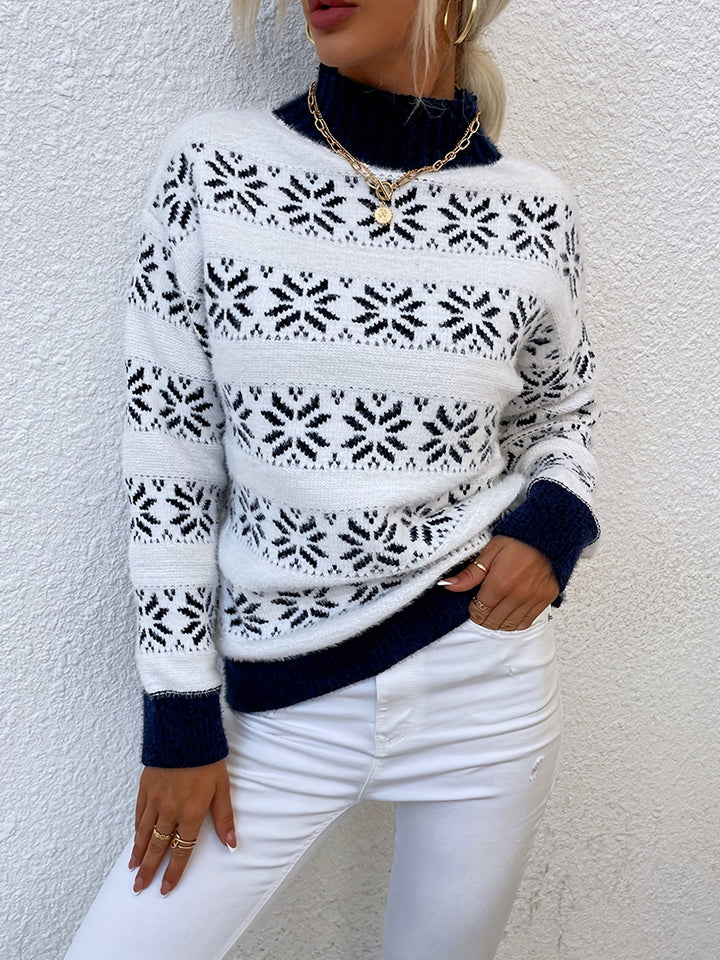 Drune | Weihnachtsmuster Pullover
