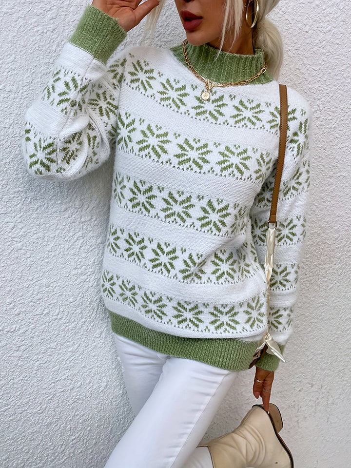 Drune | Weihnachtsmuster Pullover
