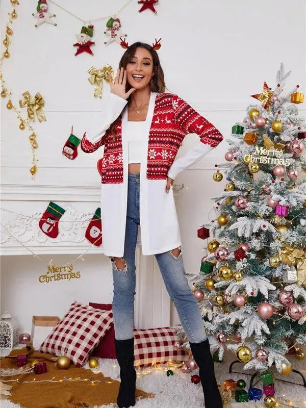 Drune | Lässig Frauen Strickjacke Pullover