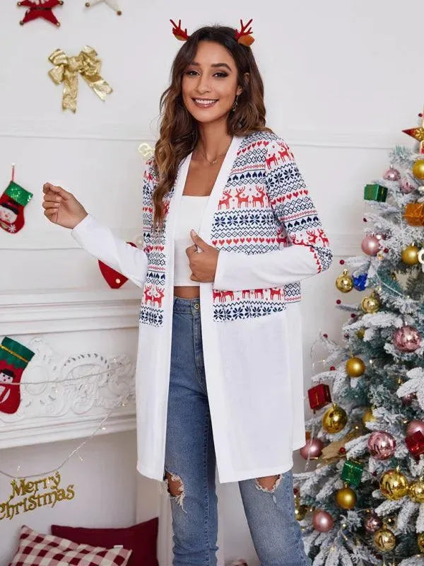 Drune | Lässig Frauen Strickjacke Pullover