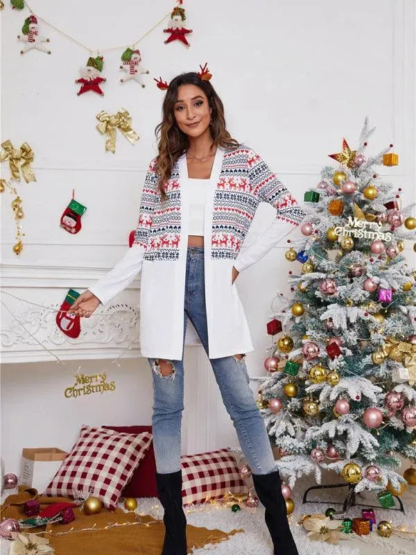 Drune | Lässig Frauen Strickjacke Pullover