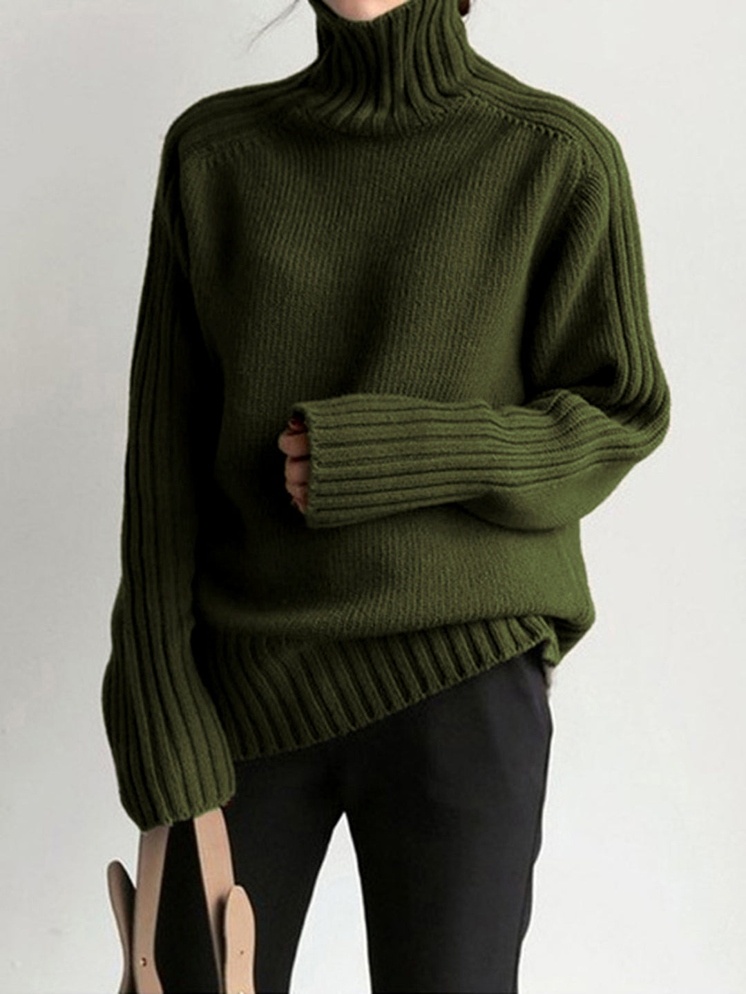 Drune | Klassischer Rollkragenpullover für Damen