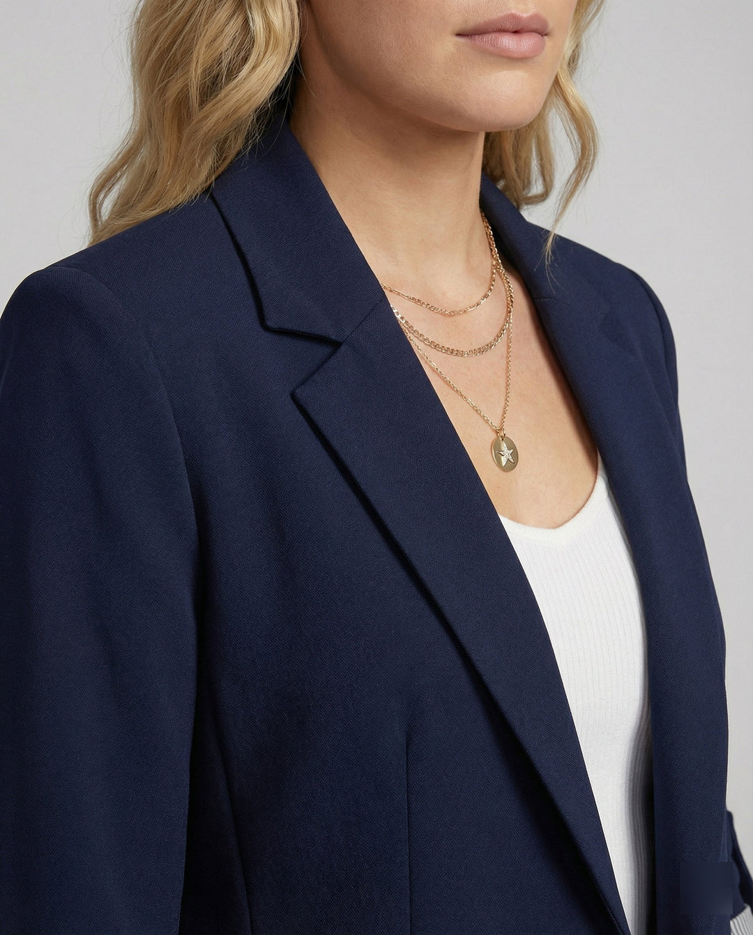 Drune | Eleganter Business Longblazer Mit