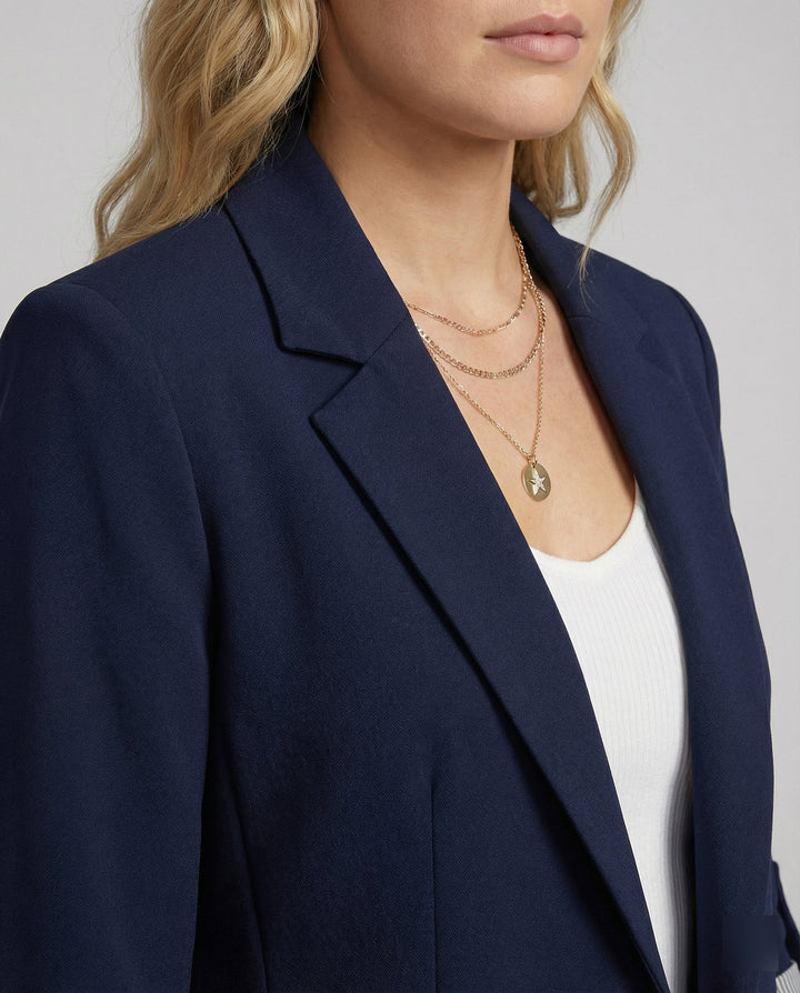 Drune | Eleganter Business Longblazer Mit