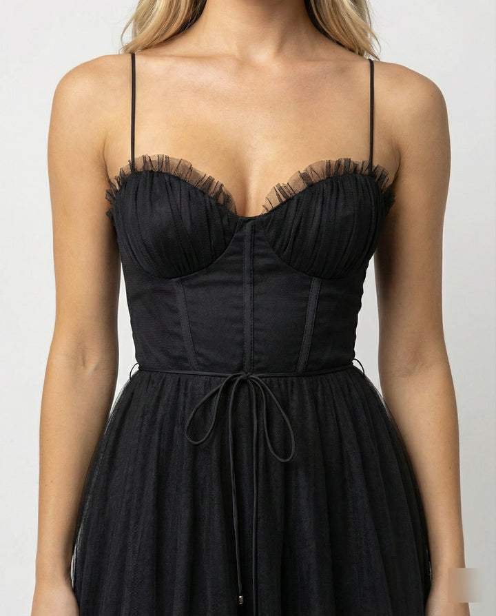Drune - Elegantes Festkleid Fließende Silhouette