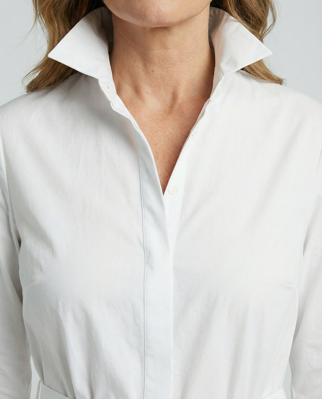 Elegante Weiße Lange Kleid