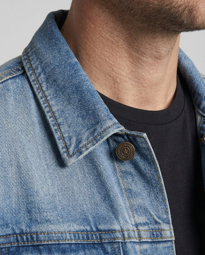 Herren Jeansjacke Denim Worker