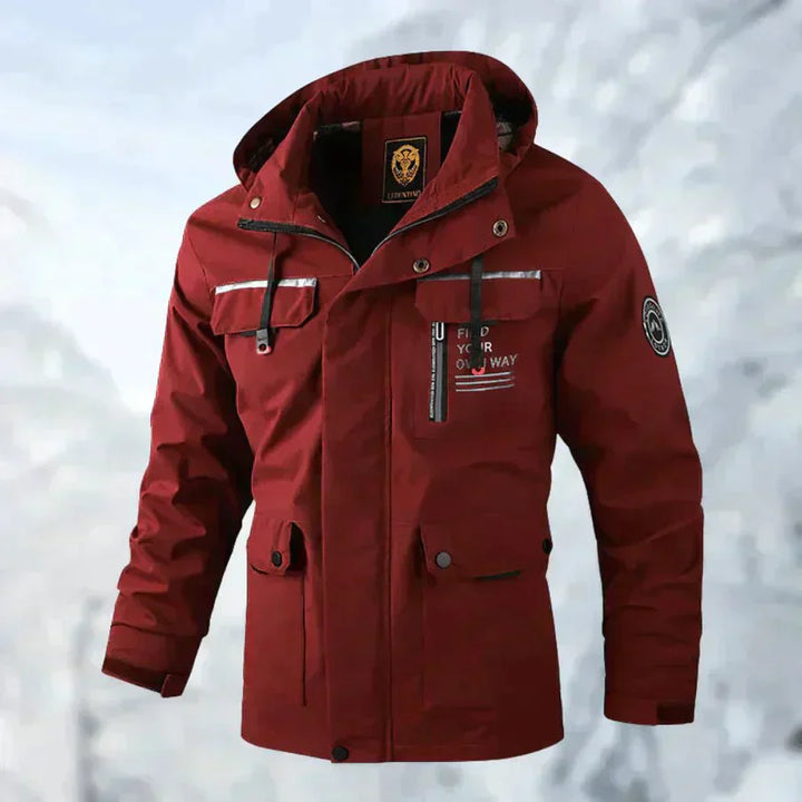Drune | Herren-Daunenjacke aus Cord - Mit Reißverschluss