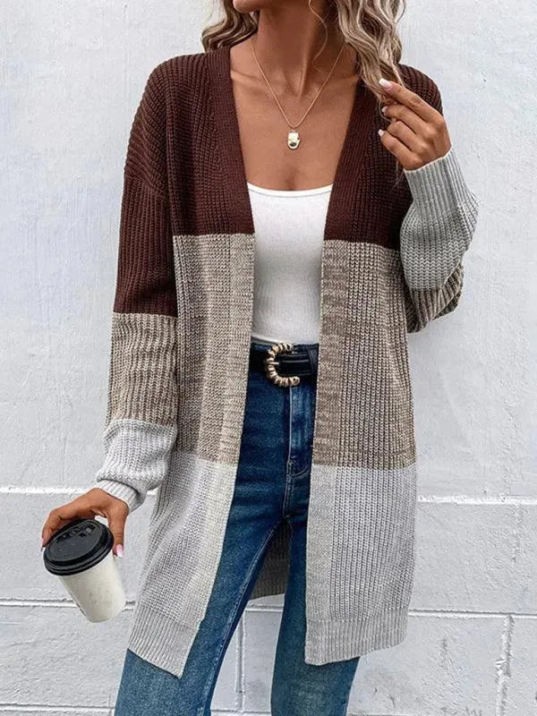 Drune | Klassischer Damen Strickjacke Pullover im Weichen Strickdesign