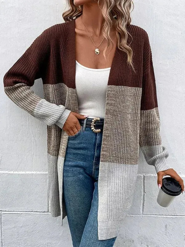 Drune | Klassischer Damen Strickjacke Pullover im Weichen Strickdesign