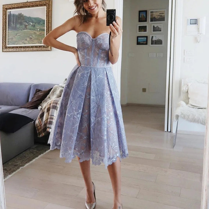 Drune | Spitzen Cocktailkleid Für Damen