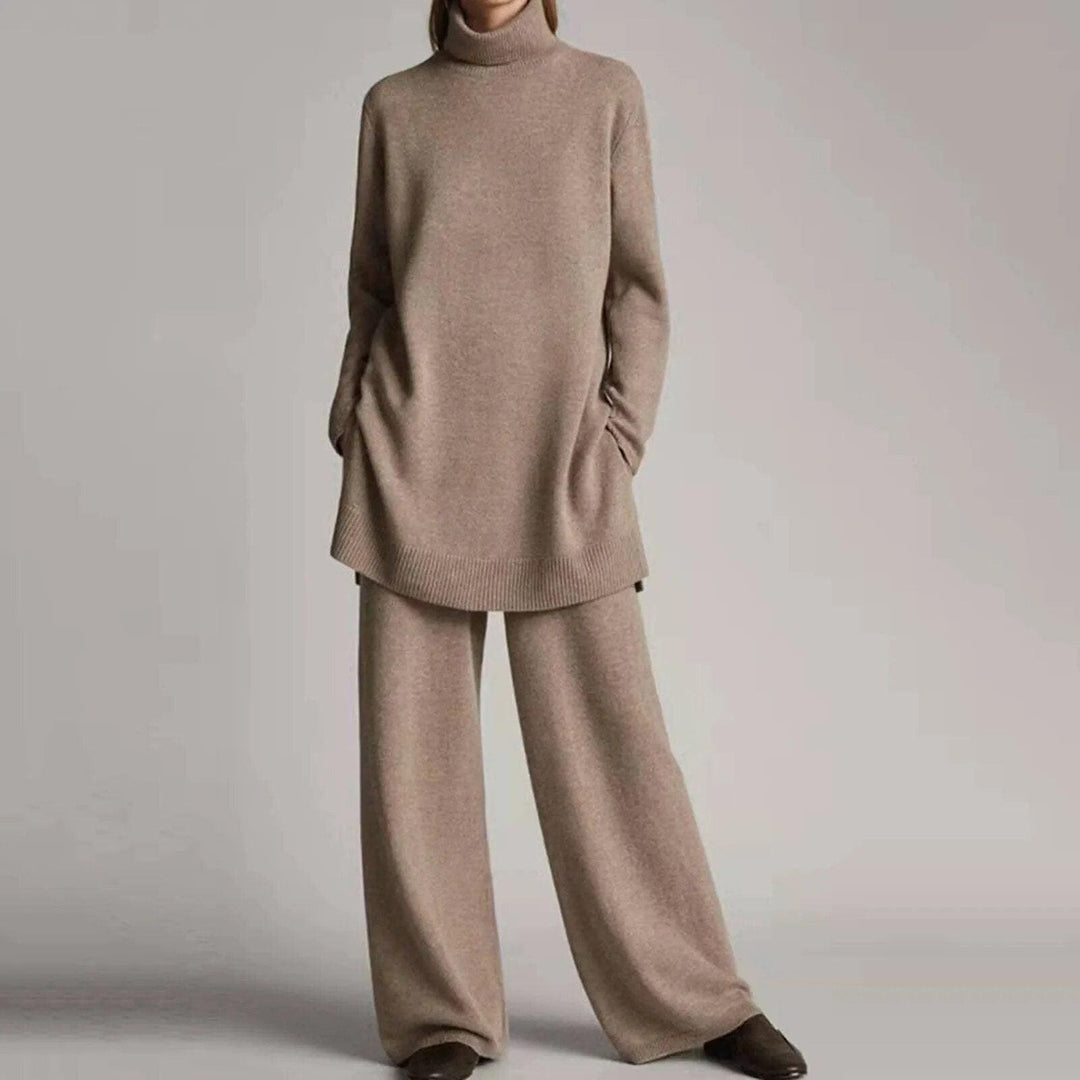 Drune | Pullover mit Rollkragen und weitem Hosenbein