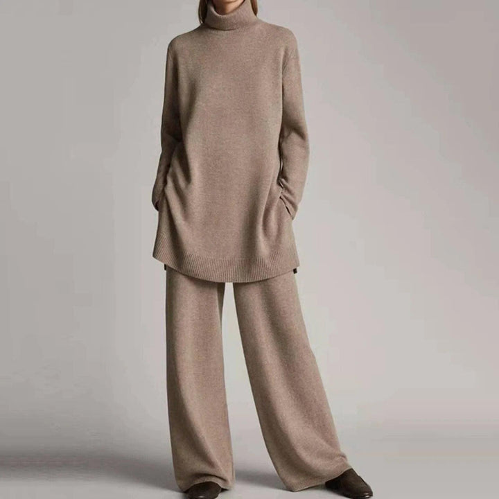 Drune | Pullover mit Rollkragen und weitem Hosenbein