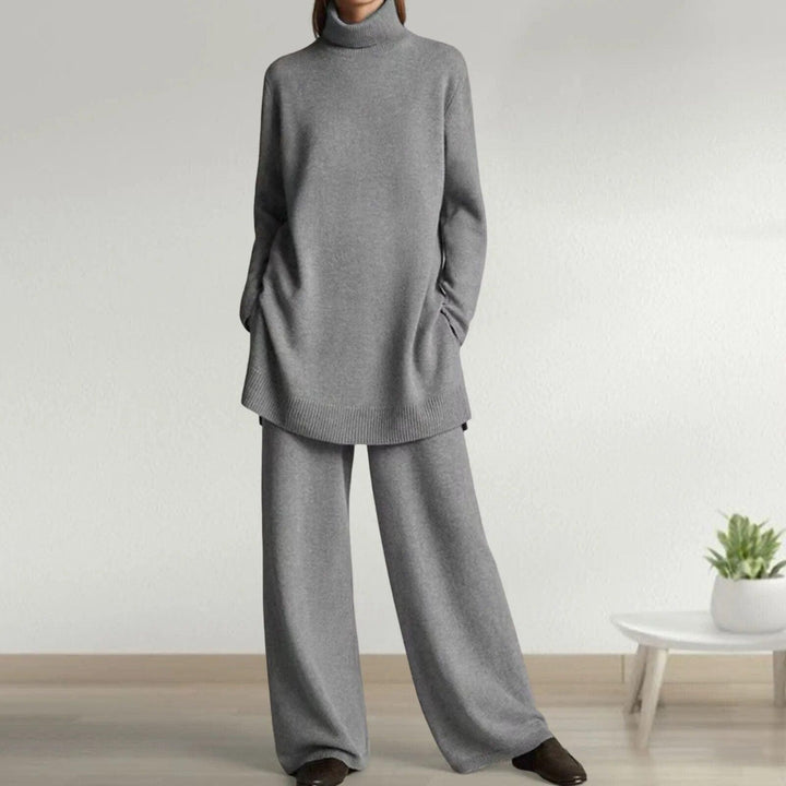 Drune | Pullover mit Rollkragen und weitem Hosenbein