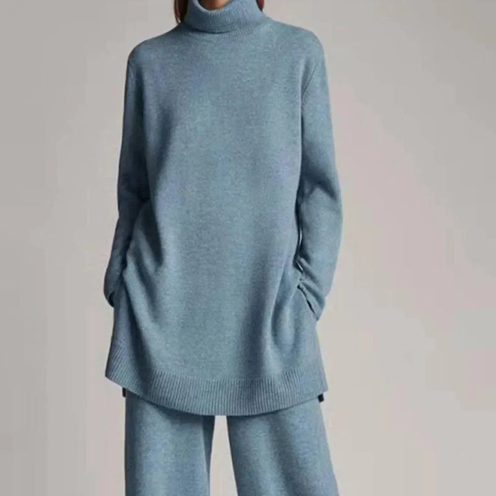Drune | Pullover mit Rollkragen und weitem Hosenbein
