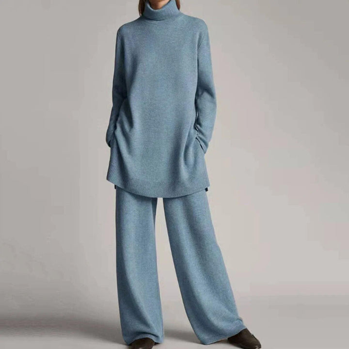 Drune | Pullover mit Rollkragen und weitem Hosenbein