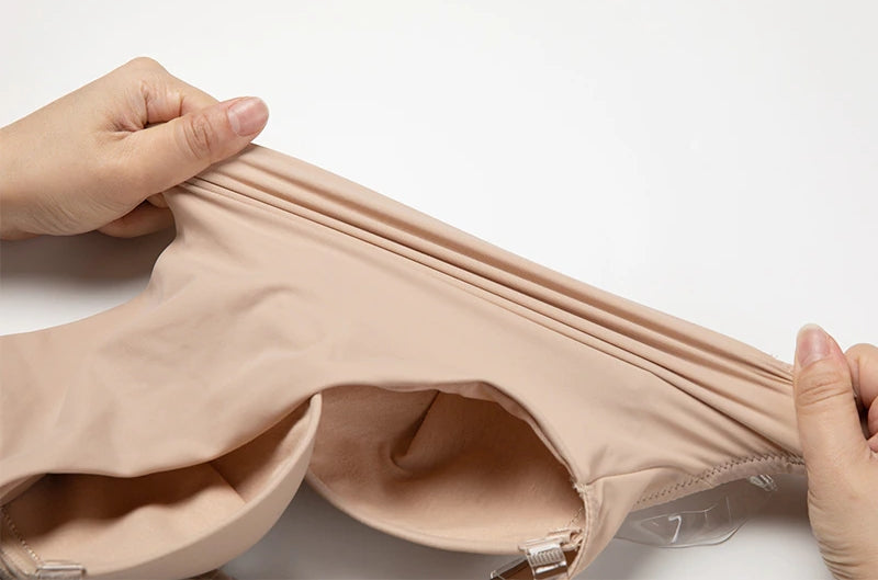 Drune | Tiefer V-Ausschnitt Körperformender Bodysuit