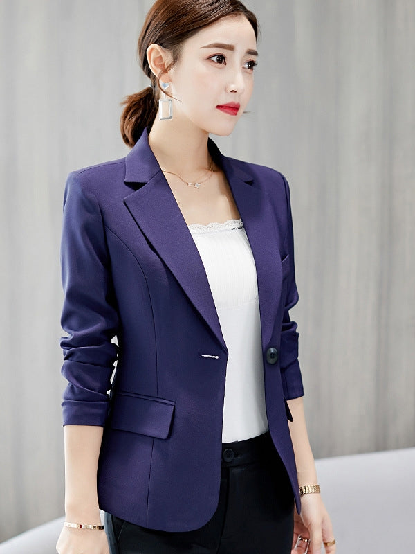 Drune | Schwarzer Blazer für Damen Bürojacke Anzug Taschen Jacken