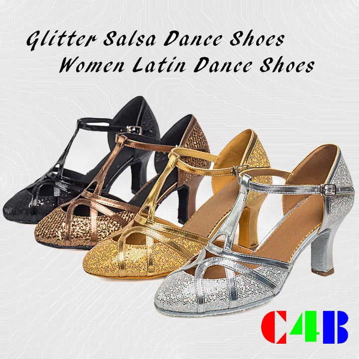 Drune | Salsa Tanzschuhe Damen Latein Tanzschuhe 7cm