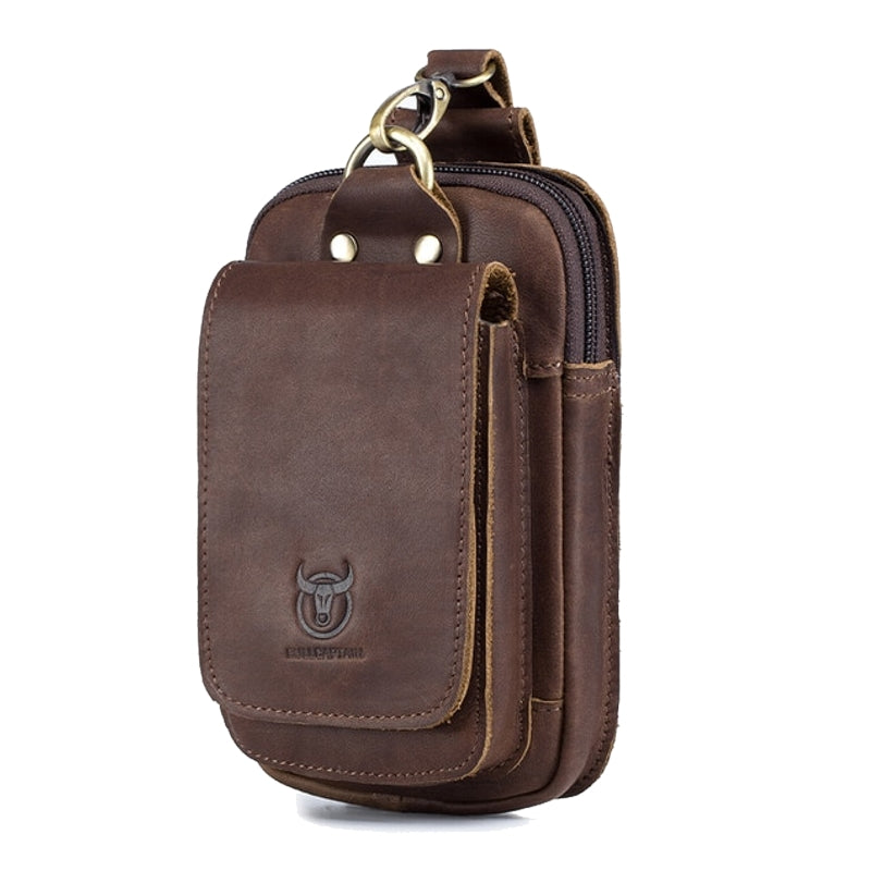 Drune | Hochwertige Leder 7 Zoll Telefon Geschenk Gürtel Tasche