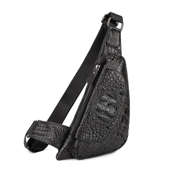 Drune | Krokodil Umhängetaschen Gürteltasche Reisetasche
