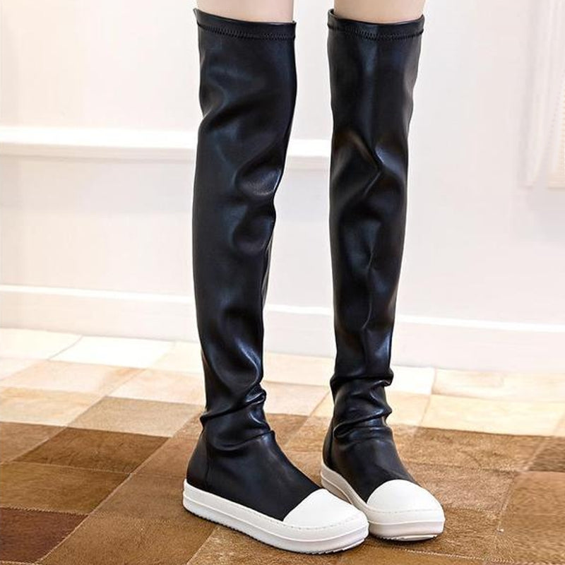 Drune | Flache Stiefel für Frauen