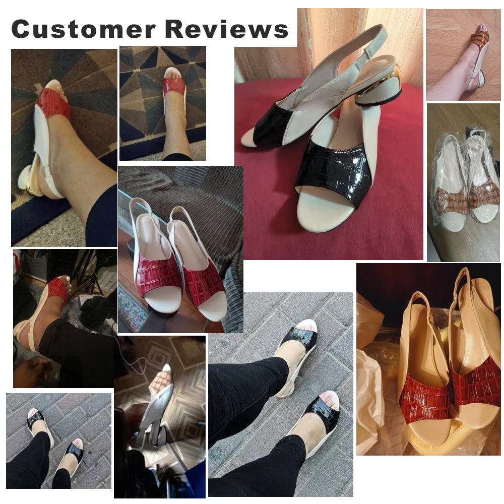 Drune | Mode Damen Mittelhohe Sandalen