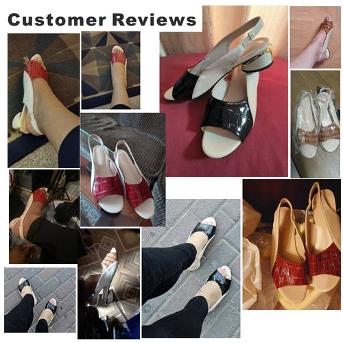 Drune | Mode Damen Mittelhohe Sandalen
