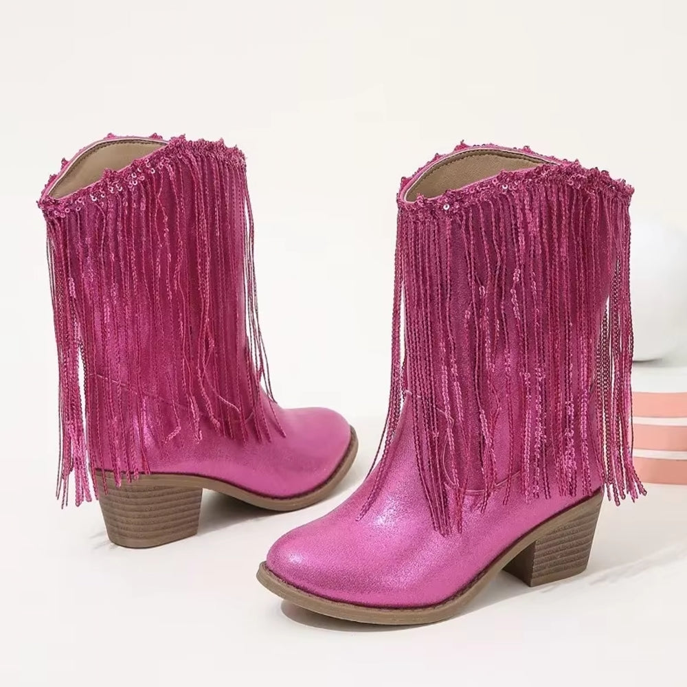 Drune | Tupsut Rosa Elegante Britannia Prinzessin Kinder Stiefel