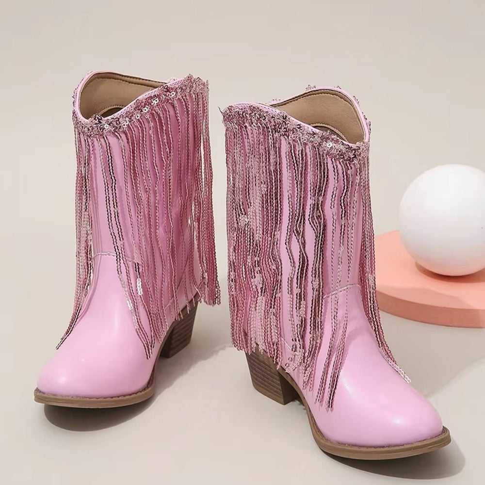 Drune | Tupsut Rosa Elegante Britannia Prinzessin Kinder Stiefel