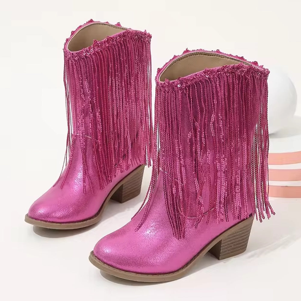 Drune | Tupsut Rosa Elegante Britannia Prinzessin Kinder Stiefel