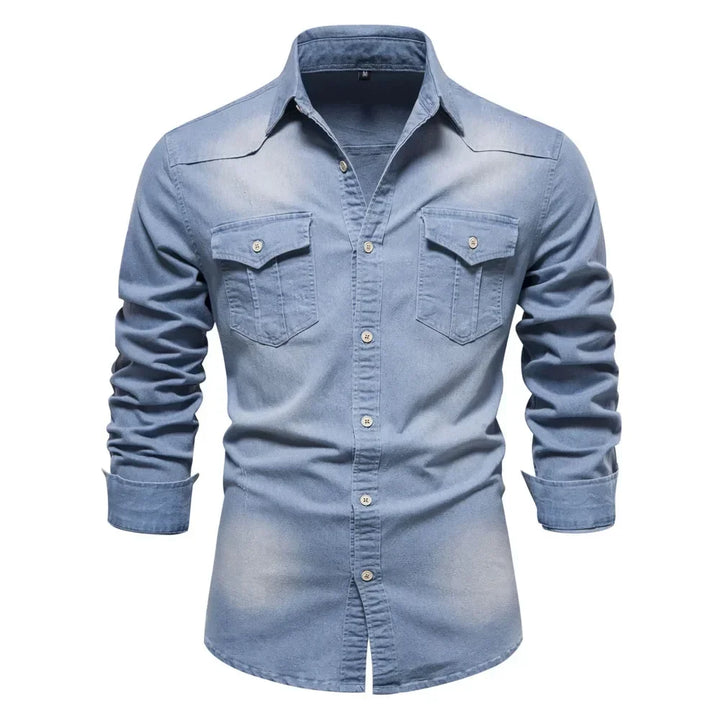 Drune | Baumwoll Denim Hemd