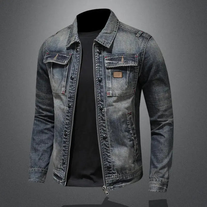 Drune | Weinlese Denimjacke