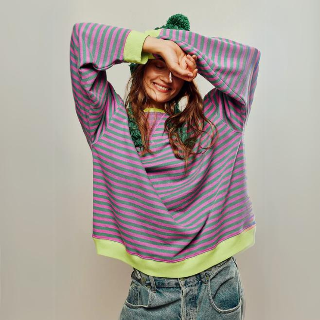 Drune | Gestreifter Pullover