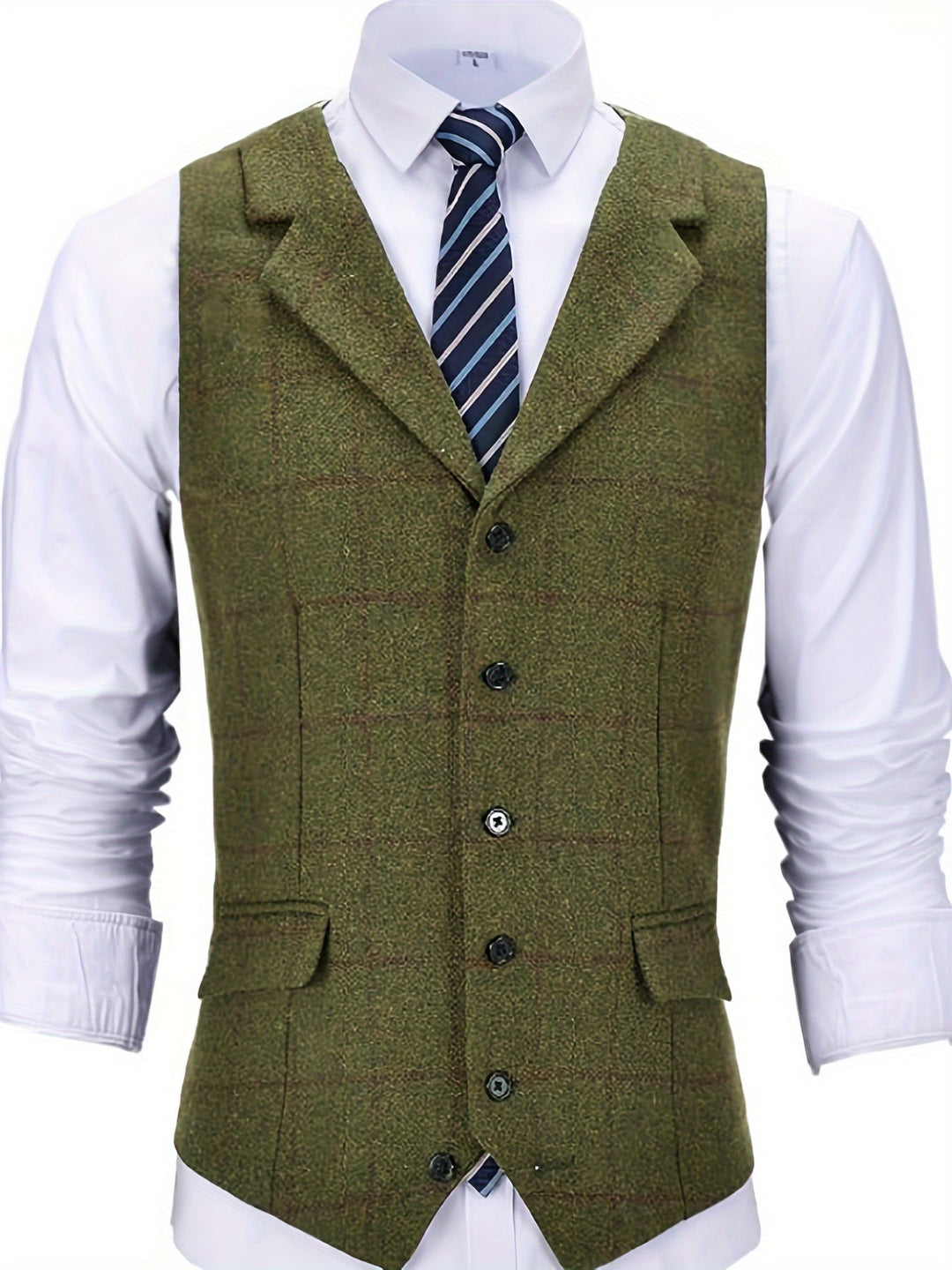 Drune | Karomuster Wollweste