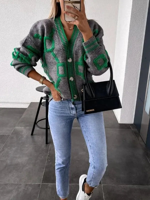Drune | Drop Shoulder Strickjacke