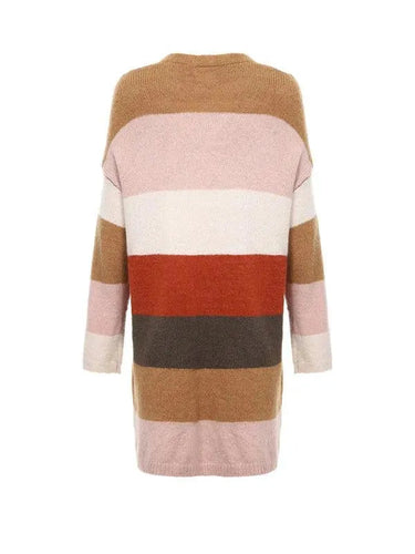Drune | Langer Damen Strickjacke Pullover