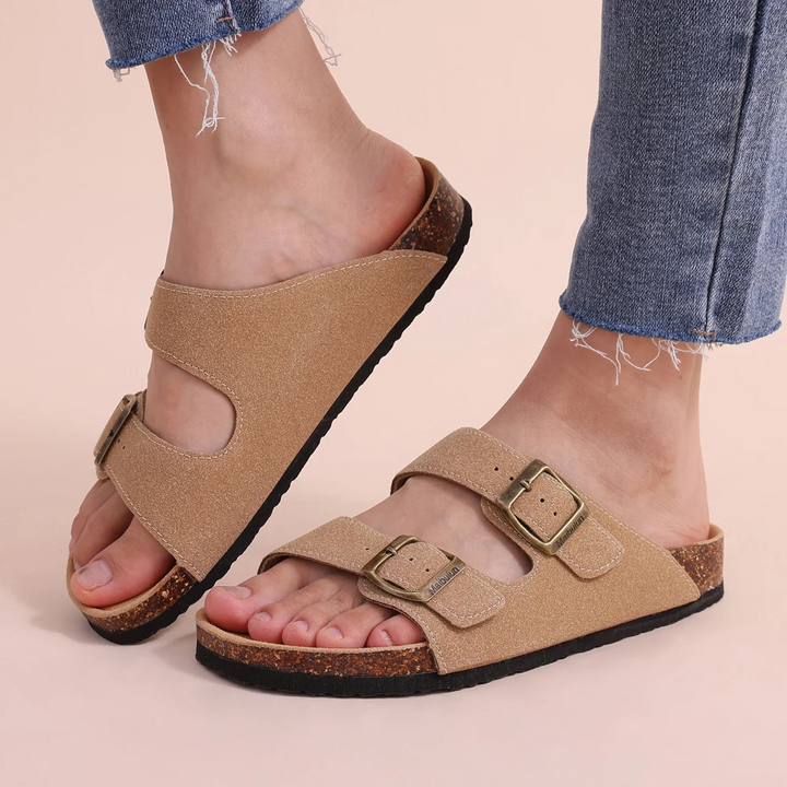 Drune | Orthopädische Sandalen Mit Korkfußbett