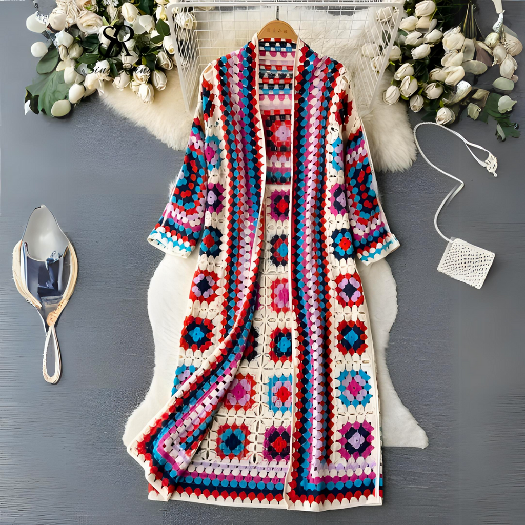 Drune | Bohemian Ethno Cardigan für Damen